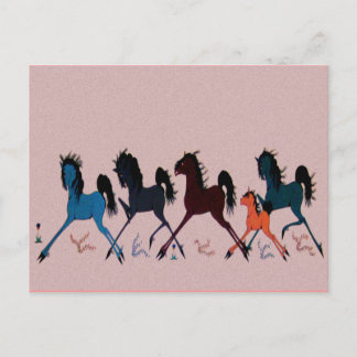 Postal Caballos de Praning