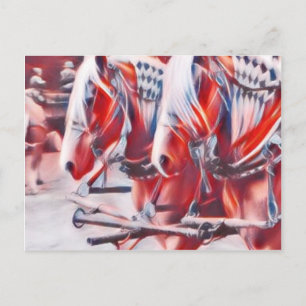 Postal Caballos de trabajo