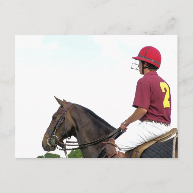 POSTAL CABALLOS DEPORTIVOS (Anverso)