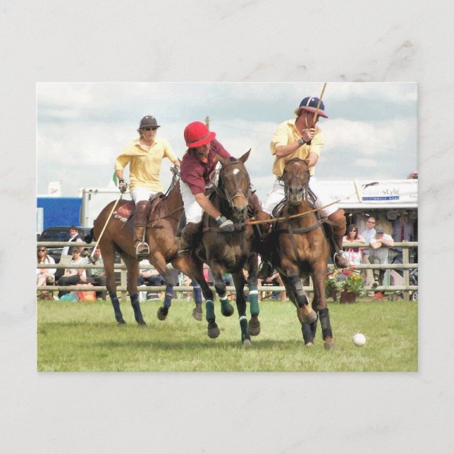 POSTAL CABALLOS DEPORTIVOS (Anverso)