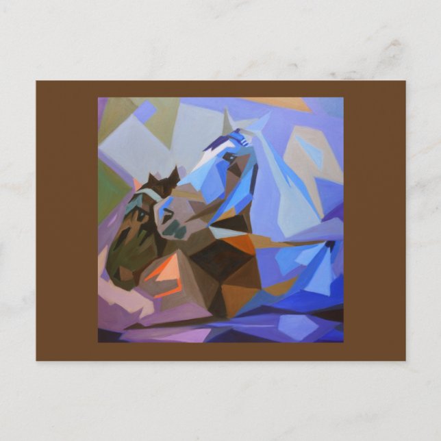 Postal Caballos II (Anverso)