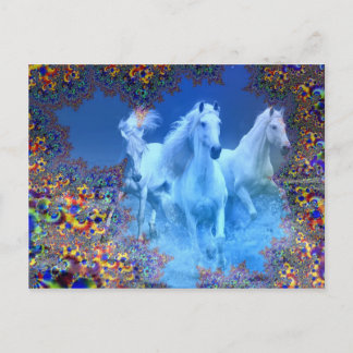 Postal Caballos místicos