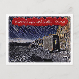 Postal cabaña alpina Bivacco Gianni Dalla Chiesa Dolomiti