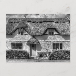 Postal Cabaña de paja de campo inglesa