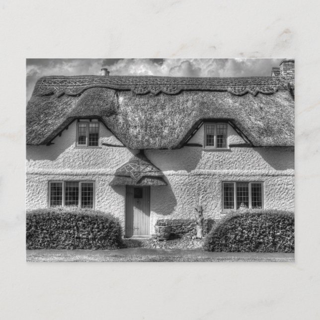 Postal Cabaña de paja de campo inglesa (Anverso)