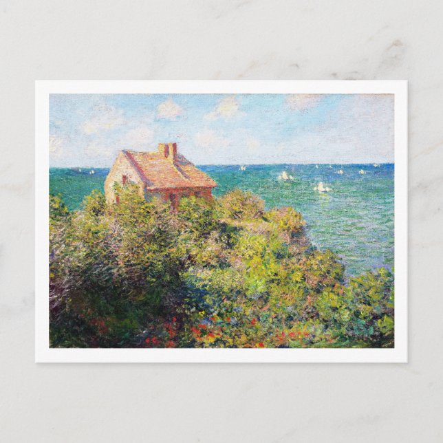 Postal Cabaña de pescadores en Varengeville Claude Monet (Anverso)