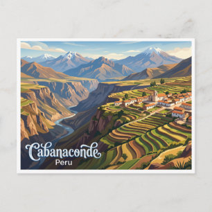 Postal Cabanaconde Perú