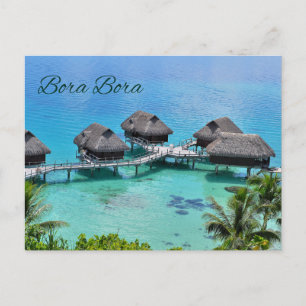 Postal Cabañas Acogedoras y Hermosas de Bora Bora Tahití