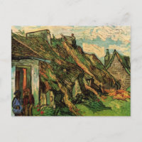 Cabañas de arenisca con techo de paja por Vincent 