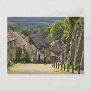 Postal Cabañas en la colina del oro, Shaftesbury, Dorset,
