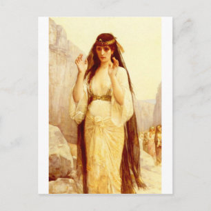 Postal Cabanel Alexandre La Hija De Jephthah 1879