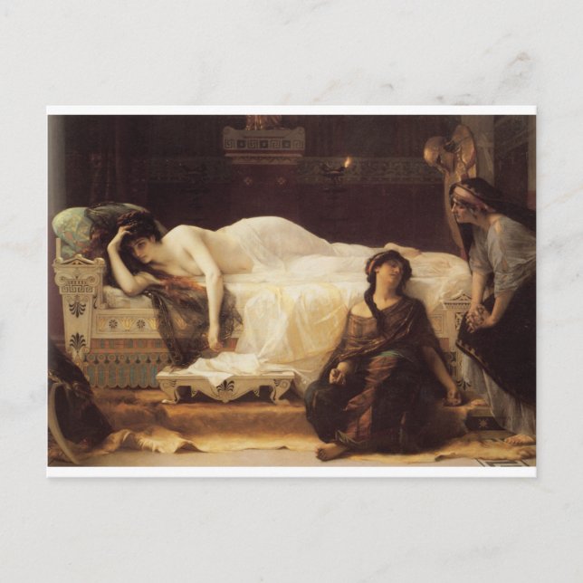 Postal Cabanel Alexandre Phedre 1880 (Anverso)