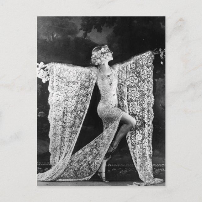 Postal Cabaret Dancer de París (Anverso)