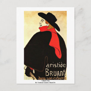 Postal Cabaret Son De Toulouse-Lautrec Henri De