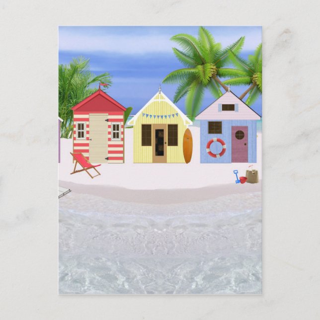 POSTAL CABATAS DE PLAYA (Anverso)