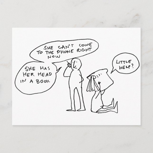 Postal Cabecera en un libro (Anverso)