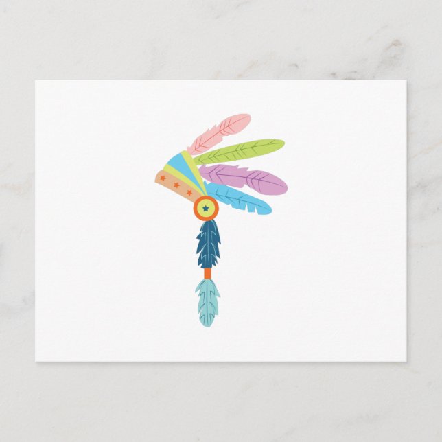 Postal Cabecera india (Anverso)