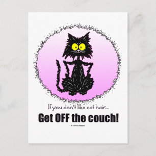 Postal Cabello de gato... Regalos para los amantes del ga