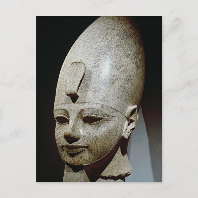 Postal Cabeza colosal de Amenhotep III, del al-Qurnah (Anverso)