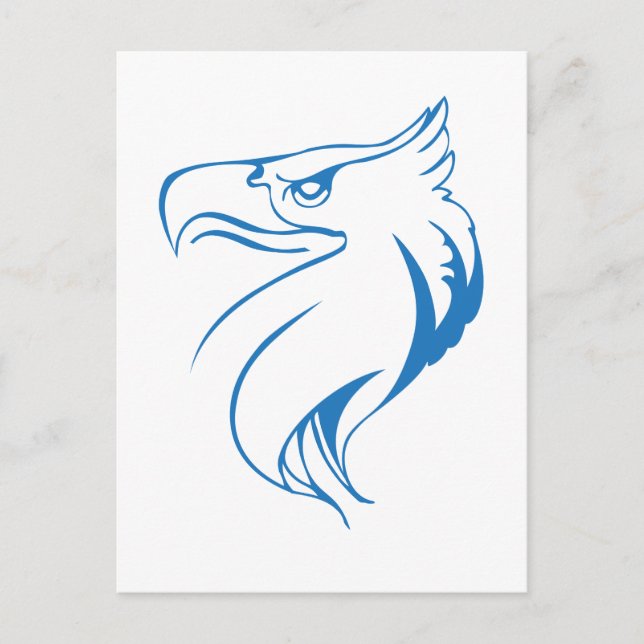 Postal Cabeza de águila (Anverso)