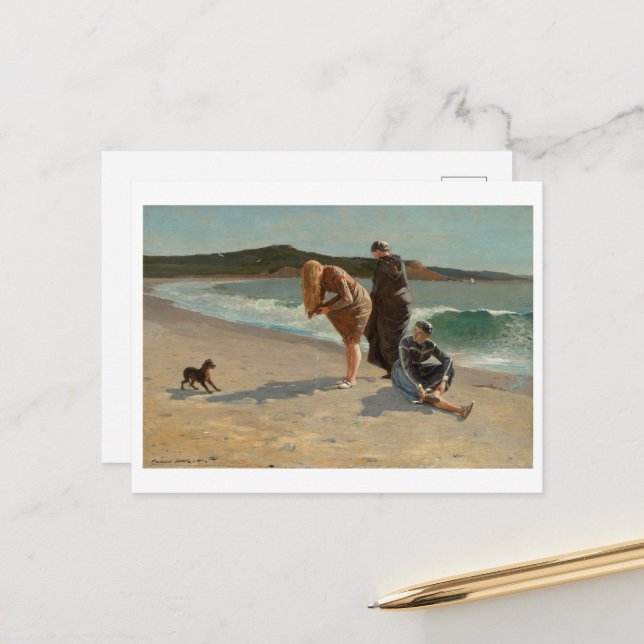 Postal Cabeza de águila, Manchester, W. Homer (Anverso/Reverso In Situ)