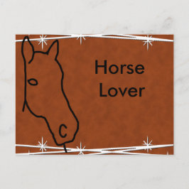 Postal Cabeza de caballo Lover