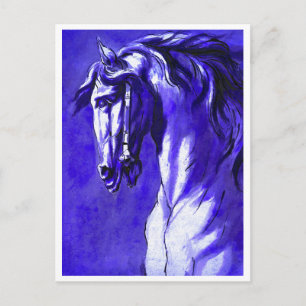 Postal Cabeza de Caballo (Púrpura)