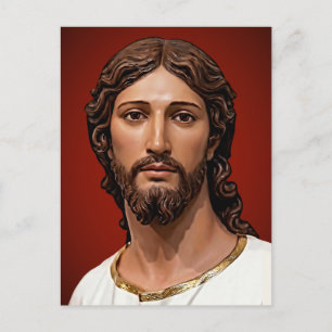 Postal Cabeza de Cristo por Mark Edward Westerfield según