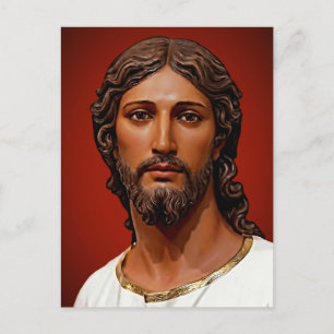 Postal Cabeza de Cristo por Mark Edward Westerfield según