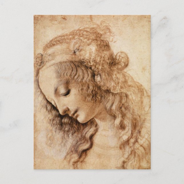 Postal Cabeza de mujer (Anverso)