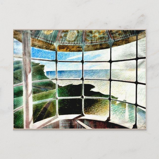 Postal Cabeza de playa del faro Belle Tout (Anverso)