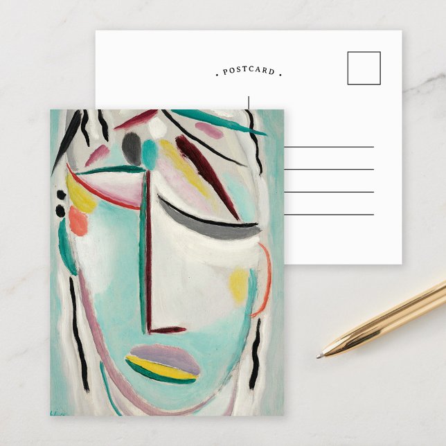 Postal Cabeza de Salvador, Mártir | von Jawlensky (Subido por el creador)