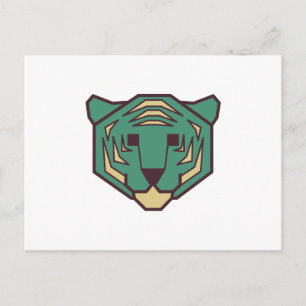 Postal Cabeza de tigre azul