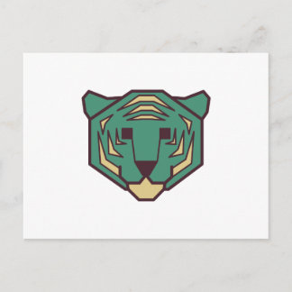 Postal Cabeza de tigre azul