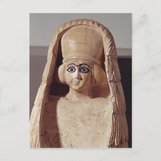 Postal Cabeza de una estatua de Ishtar, usando un (Anverso)