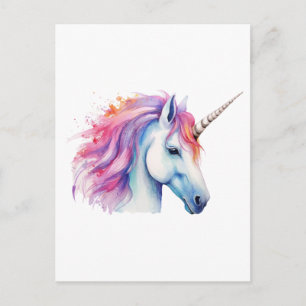 Postal Cabeza de unicornio