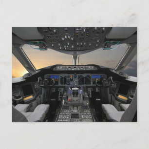 Postal Cabina de avión