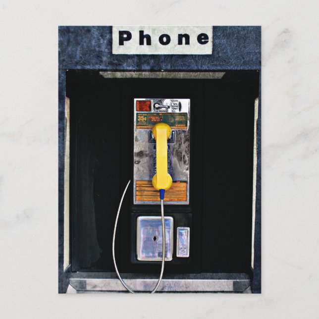 Postal Cabina de teléfono original (Anverso)