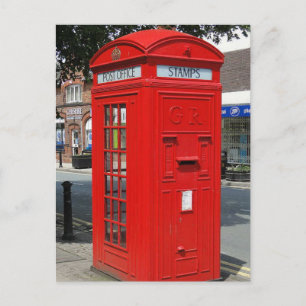 Postal Cabina de teléfonos de Beritish