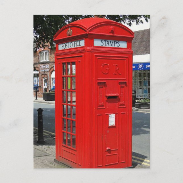 Postal Cabina de teléfonos de Beritish (Anverso)