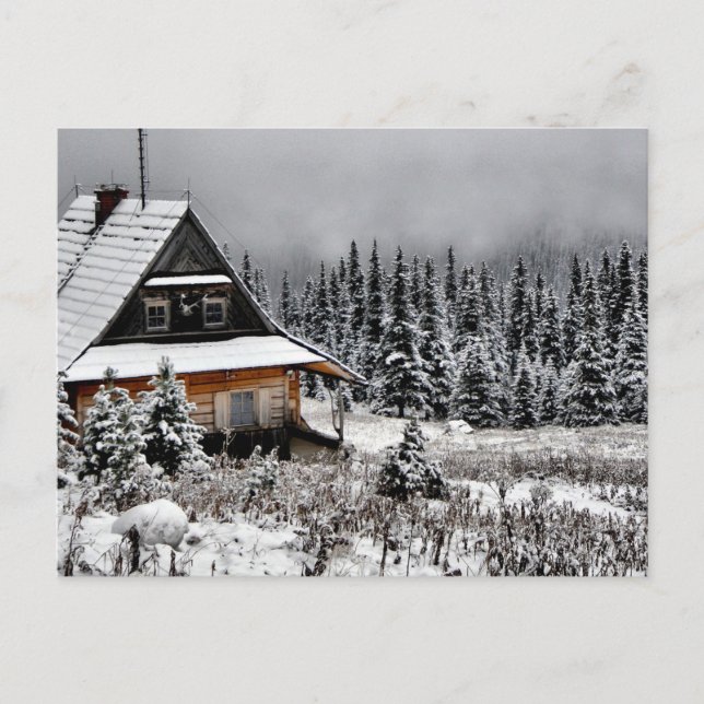 Postal Cabina en la montaña (Anverso)