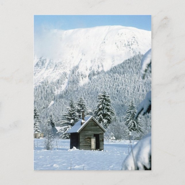 Postal Cabina en la Nieve (Anverso)