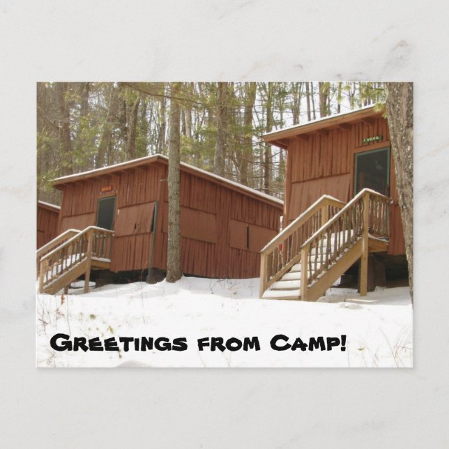 Postal Cabina Fila en invierno! (Anverso)