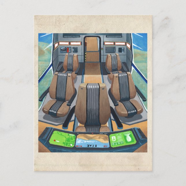 Postal Cabina RocketLodge - Postcard (Anverso)