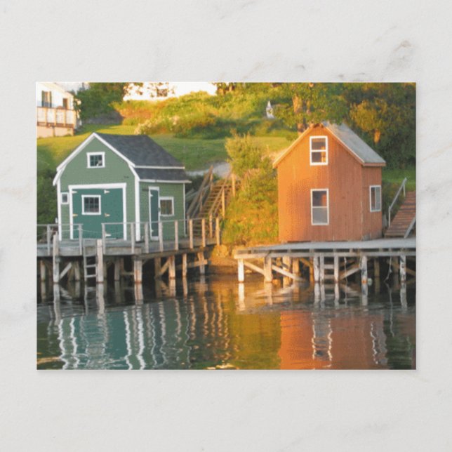 Postal Cabinas de bogavante (Anverso)