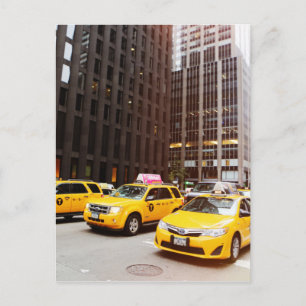 Postal Cabinas de taxi de Nueva York