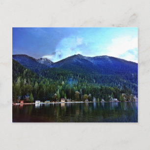 Postal Cabinas olímpicas de Lake Crescent