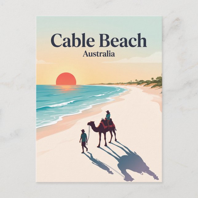 Postal Cable Beach Broome Australia (Anverso)