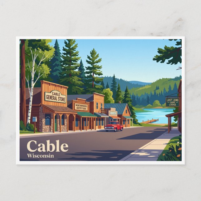 Postal Cable, Wisconsin (Anverso)