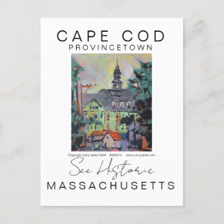POSTAL CABO COD MASSACHUSETTS ANUNCIO DE VIAJE ESCÉNICO